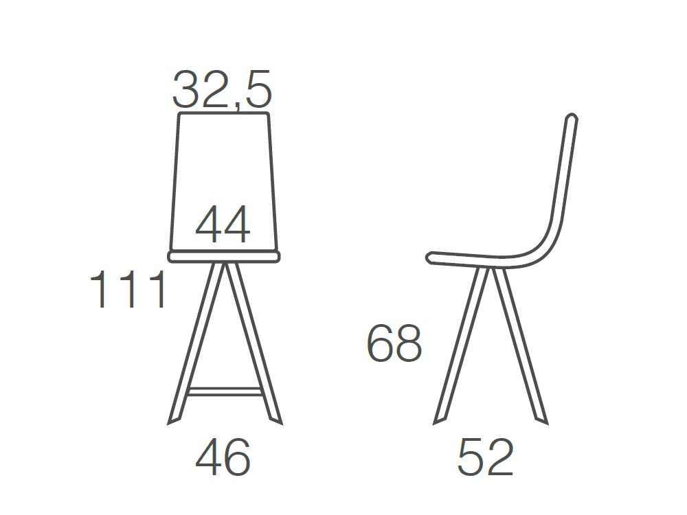 Taburete alto tapizado Oval Top de Ramiro Tarazona - 3