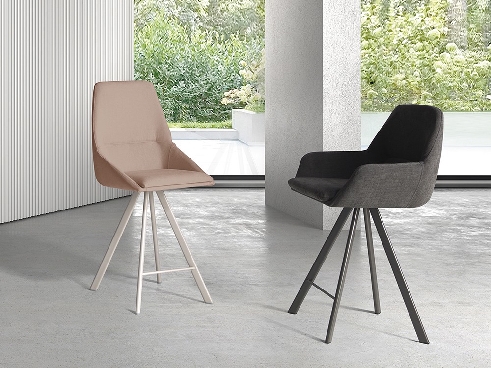 Taburete alto tapizado Oval Plus de Ramiro Tarazona - 2