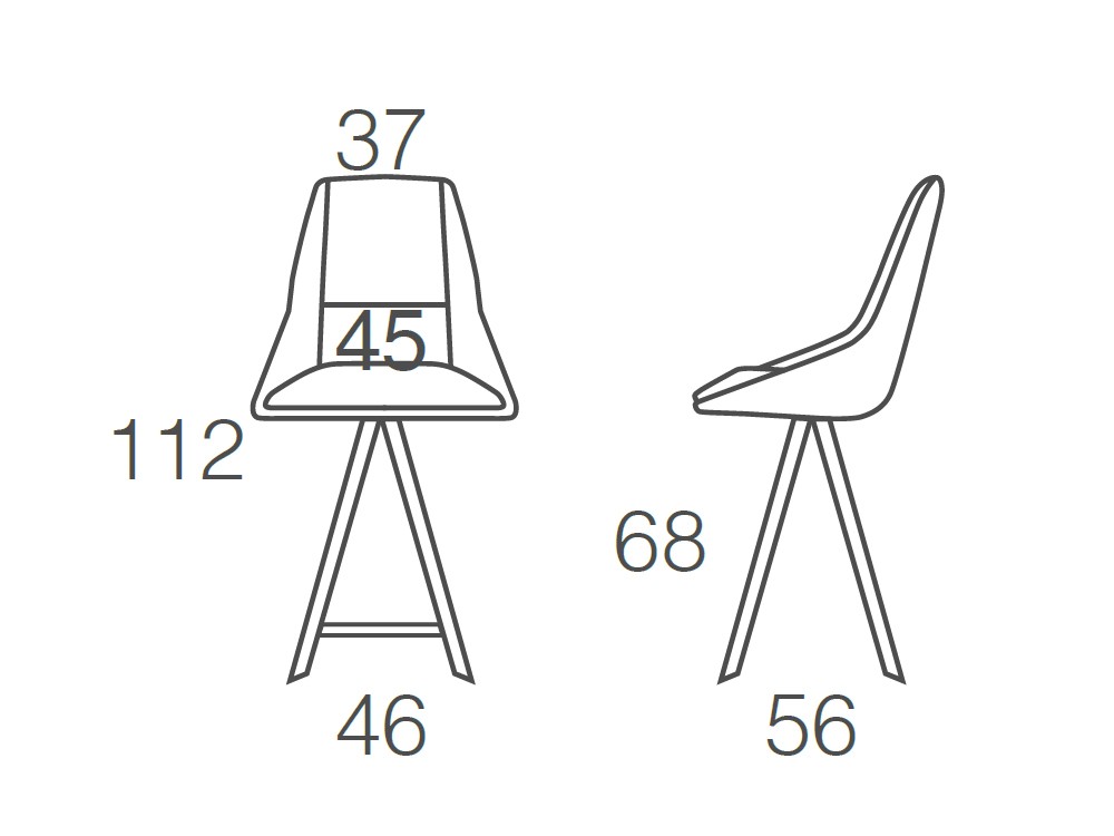 Taburete alto tapizado Oval Plus de Ramiro Tarazona - 3