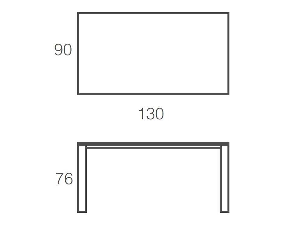 Mesa fija de comedor Sydney porcelánico Ramiro Tarazona - 5