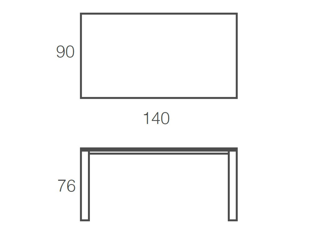 Mesa fija de comedor Sydney porcelánico Ramiro Tarazona - 6