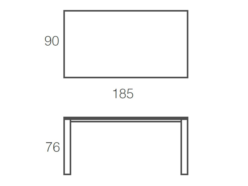 Mesa fija de comedor Sydney porcelánico Ramiro Tarazona - 10