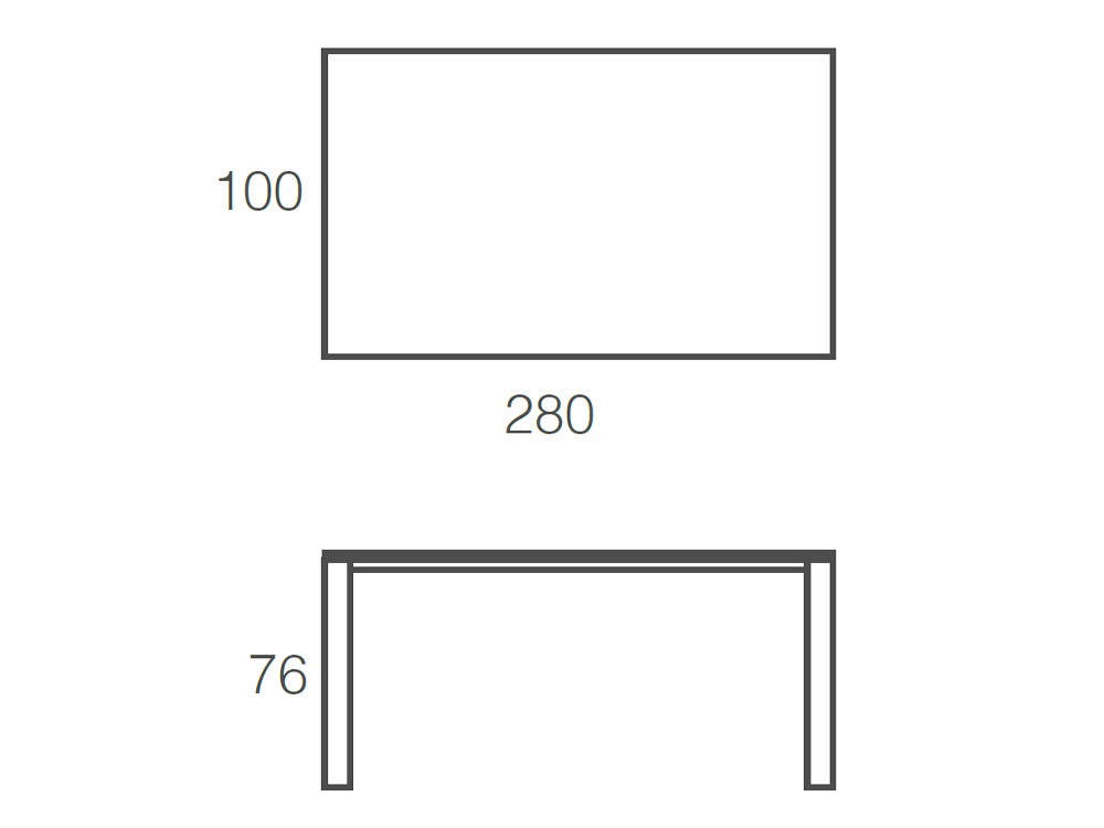 Mesa fija de comedor Sydney porcelánico Ramiro Tarazona - 16