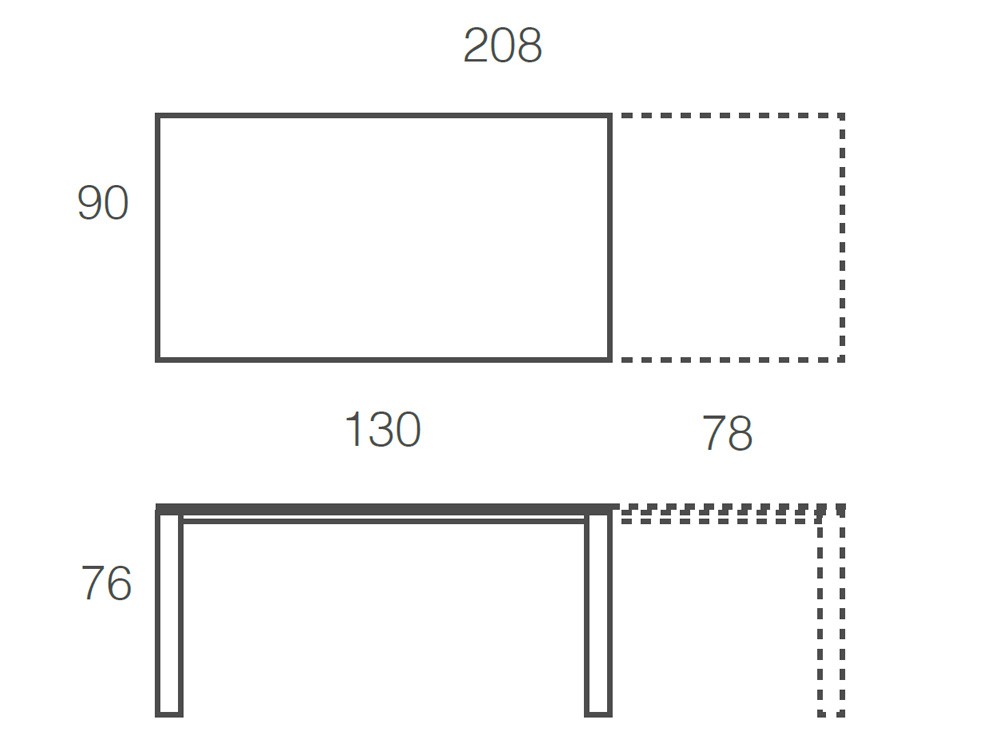 Mesa extensible de comedor Sydney porcelánico de Ramiro Tarazona - 10