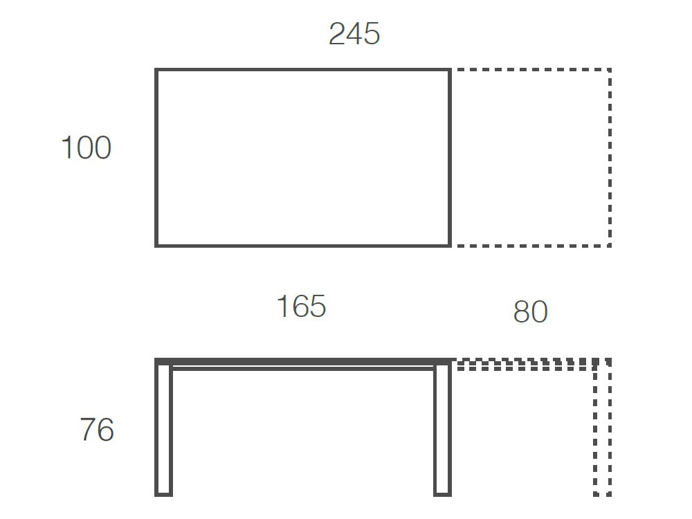 Mesa extensible de comedor Sydney porcelánico de Ramiro Tarazona - 14