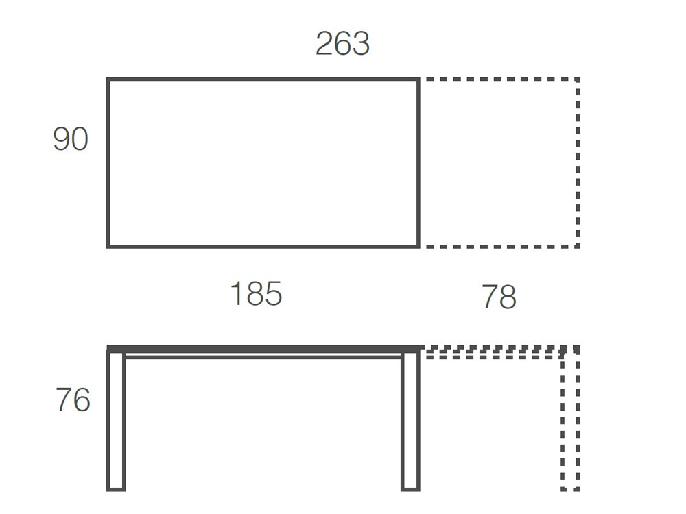 Mesa extensible de comedor Sydney porcelánico de Ramiro Tarazona - 15