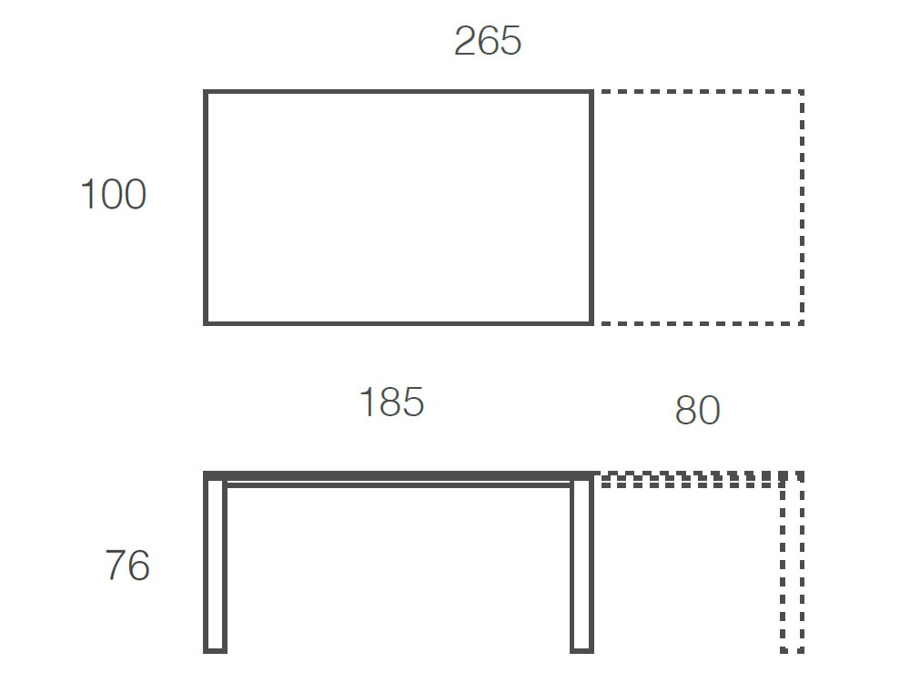 Mesa extensible de comedor Sydney porcelánico de Ramiro Tarazona - 16
