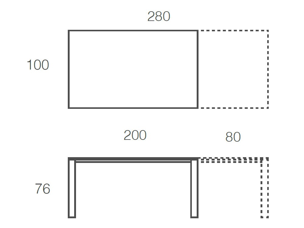 Mesa extensible de comedor Sydney porcelánico de Ramiro Tarazona - 17