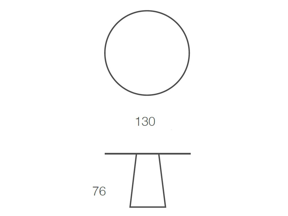 Mesa de comedor redonda u ovalada Vega de Ramiro Tarazona - 7