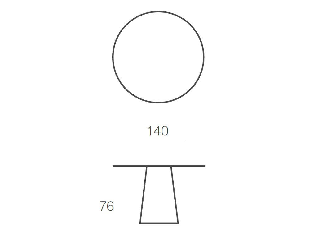 Mesa de comedor redonda u ovalada Vega de Ramiro Tarazona - 8
