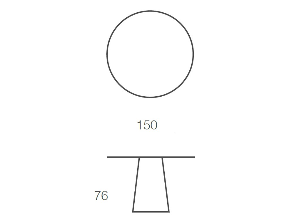 Mesa de comedor redonda u ovalada Vega de Ramiro Tarazona - 9