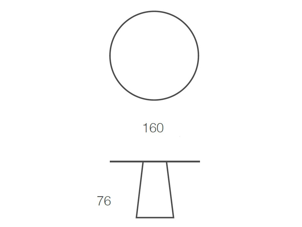 Mesa de comedor redonda u ovalada Vega de Ramiro Tarazona - 10