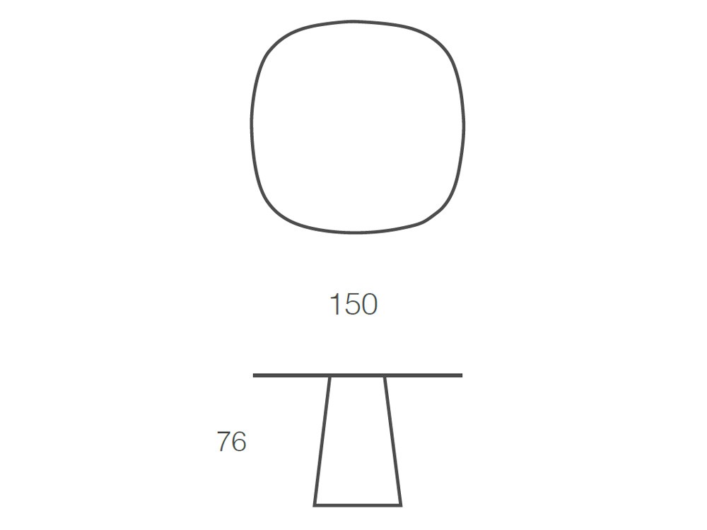 Mesa de comedor redonda u ovalada Vega de Ramiro Tarazona - 15