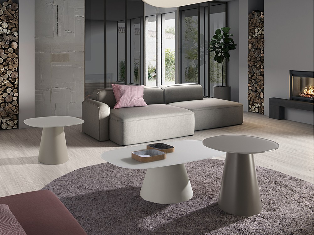 Mesa auxiliar Vega Cristal de Ramiro Tarazona - 1