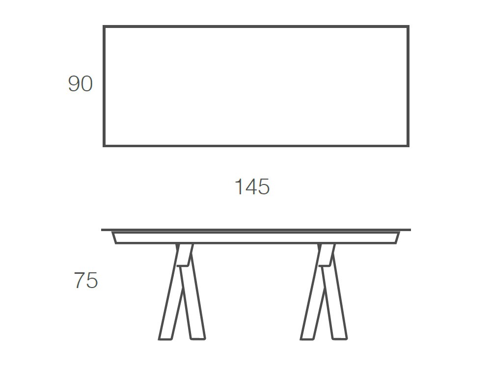 Mesa de comedor fija Vogart de chapa natural de Madera Ramiro Tarazona - 3