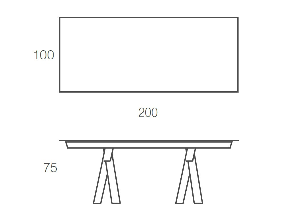 Mesa de comedor fija Vogart de chapa natural de Madera Ramiro Tarazona - 9