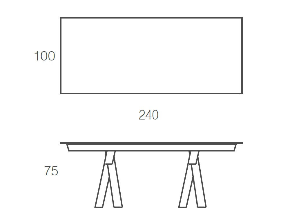 Mesa de comedor fija Vogart de chapa natural de Madera Ramiro Tarazona - 11