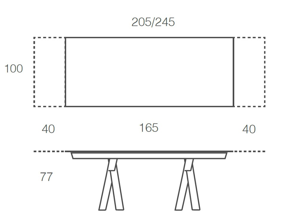 Mesa extensible de comedor Vogart con chapa natural de Madera Ramiro Tarazona - 6