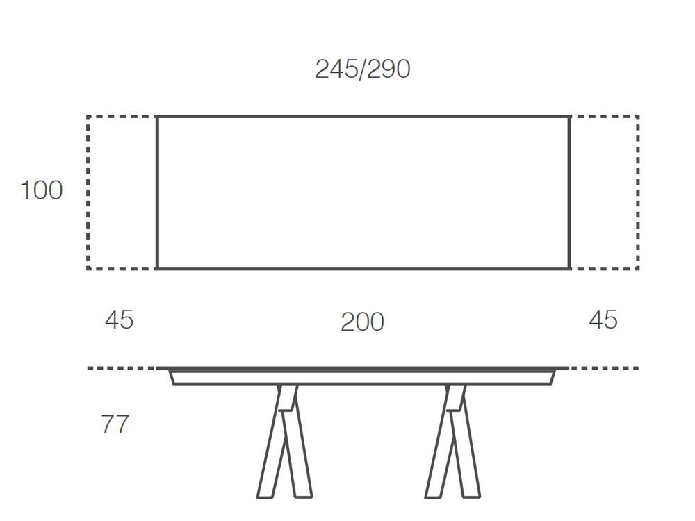 Mesa extensible de comedor Vogart con chapa natural de Madera Ramiro Tarazona - 9