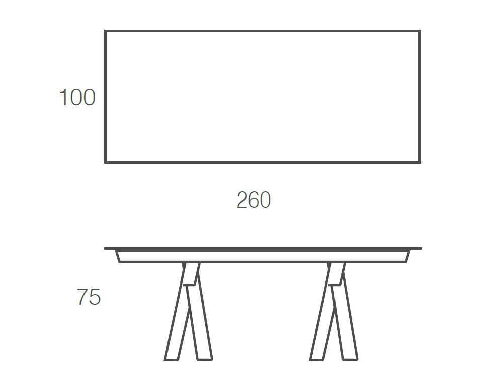 Mesa fija de comedor Vogart porcelánico de Ramiro Tarazona - 15
