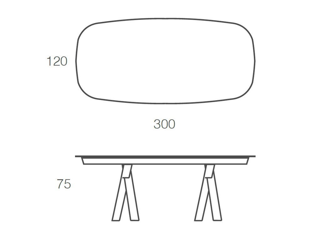 Mesa fija de comedor Vogart porcelánico de Ramiro Tarazona - 26