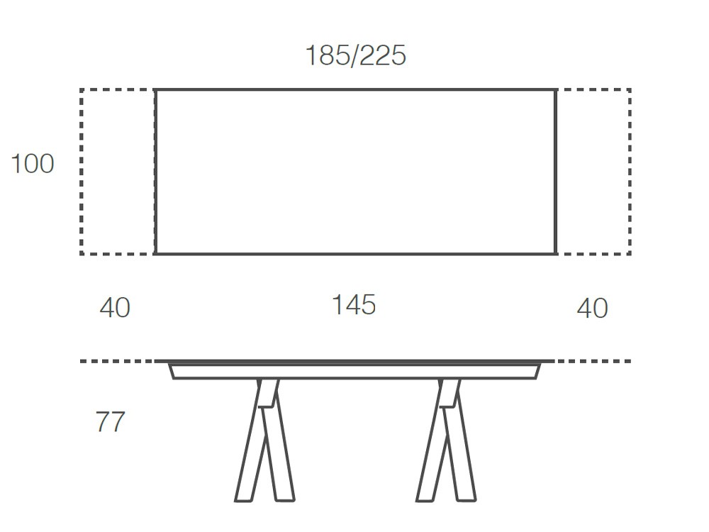 Mesa extensible Vogart Porcelánico Ramiro Tarazona - 4