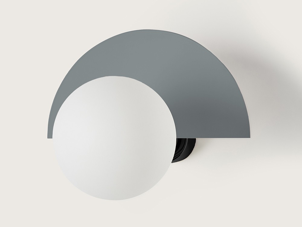 Aplique Haban single color con pieza de metal y soporte negro de Aromas del campo - 1