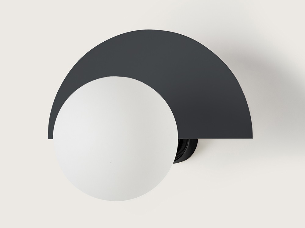 Aplique Haban single color con pieza de metal y soporte negro de Aromas del campo - 3