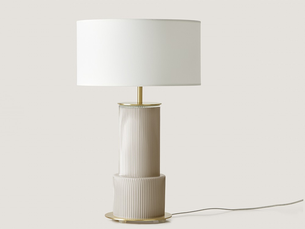 Pie de lámpara de sobremesa Atina Gold Aromas del Campo - 4