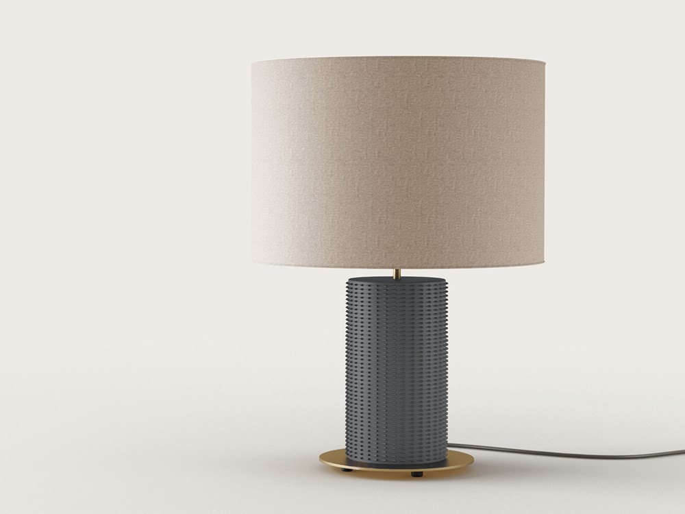 Pie de lámpara de sobremesa Dab Gold de Aromas - 3