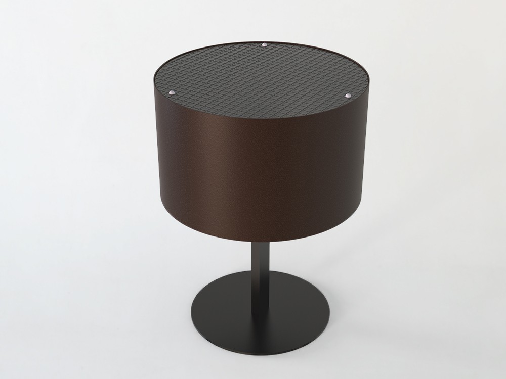 Lámpara de sobremesa con pantalla de cuero Rems de Aromas del Campo - 4