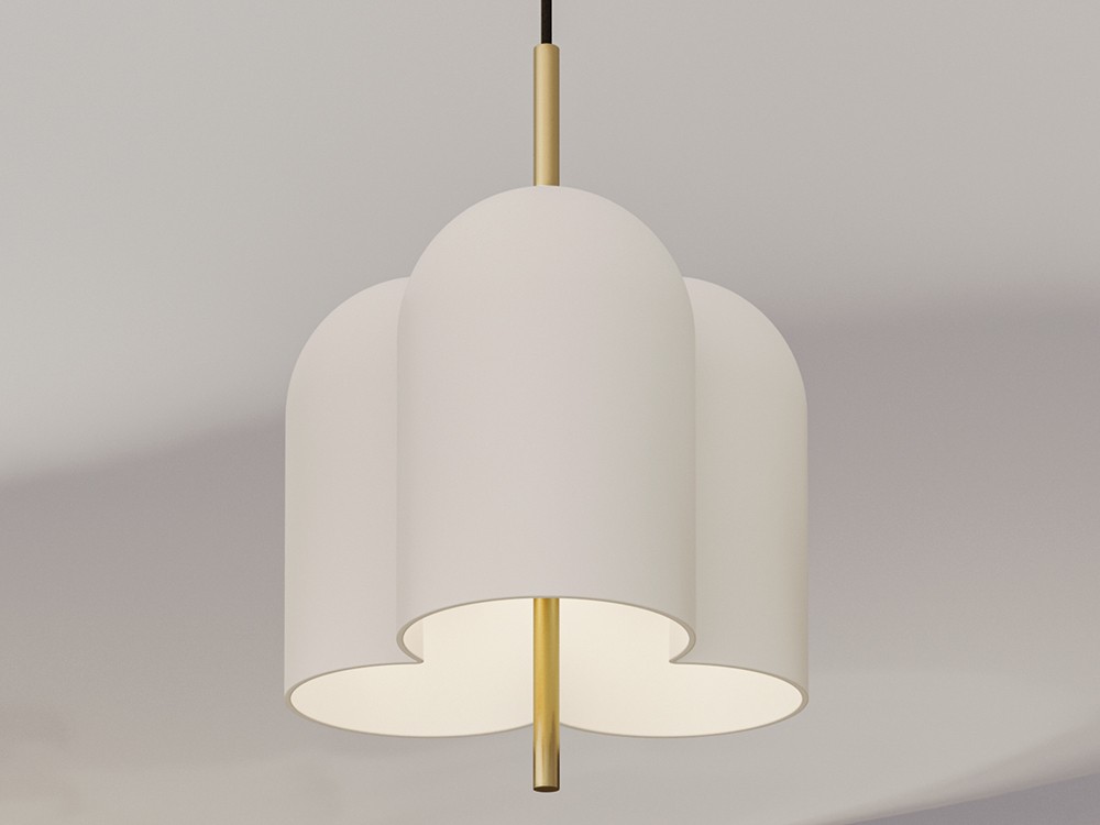 Lámpara de techo Oket con pantalla de meta de Aromas del campo - 3