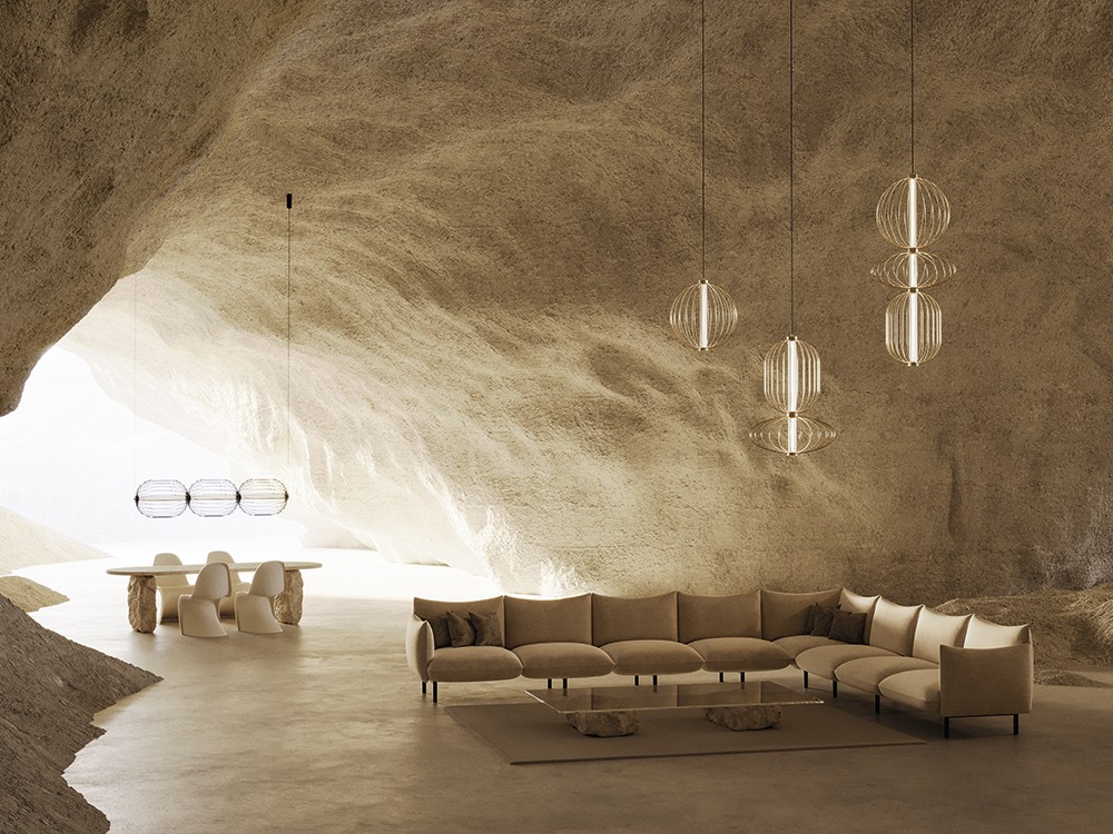 Lámpara de techo en varias medidas Pepo de Aromas - 3