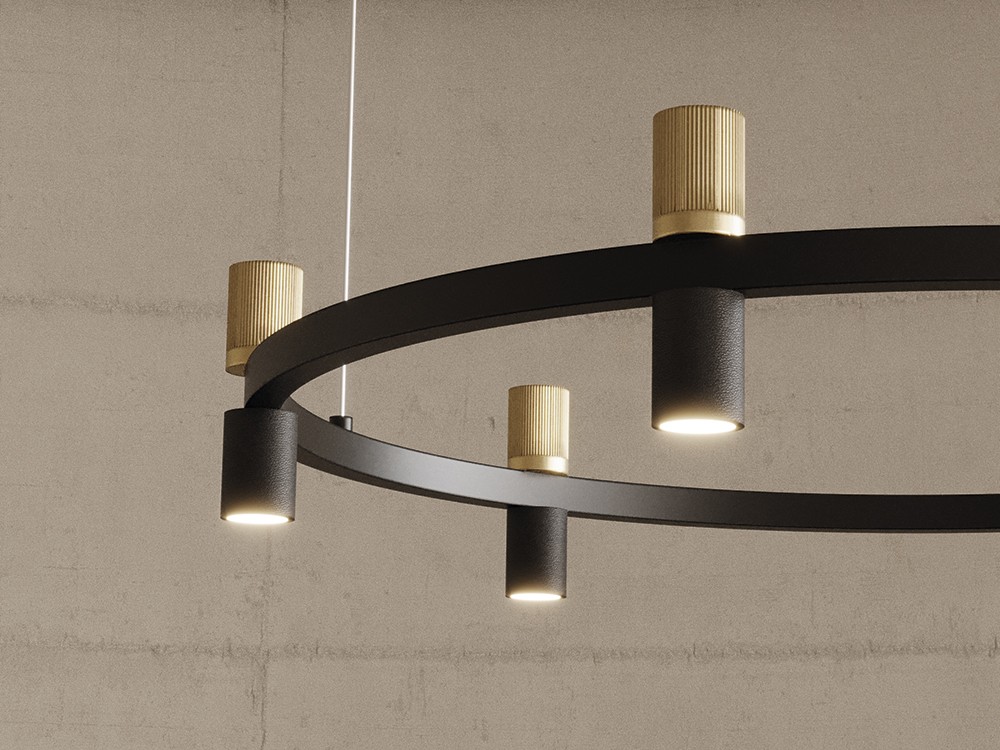 Lámpara de techo Tura Circle de Aromas del campo - 3