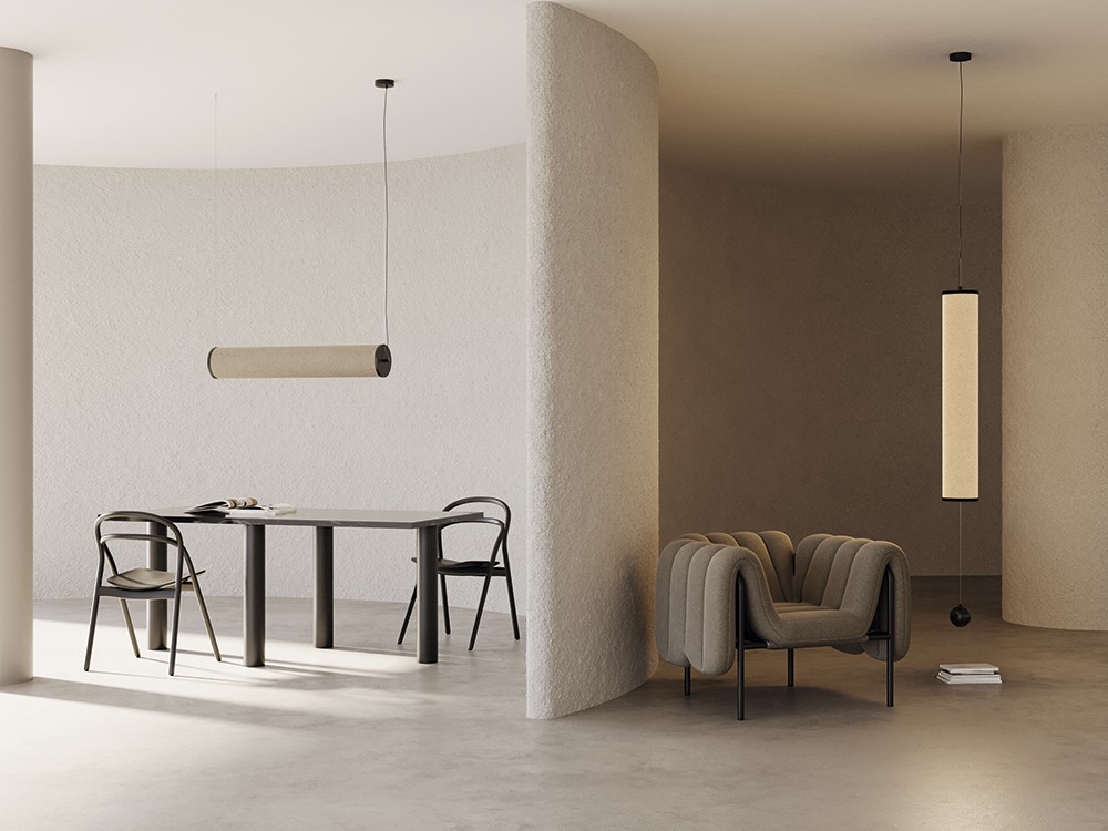 Lámpara de techo Nooi L de Aromas del campo - 5