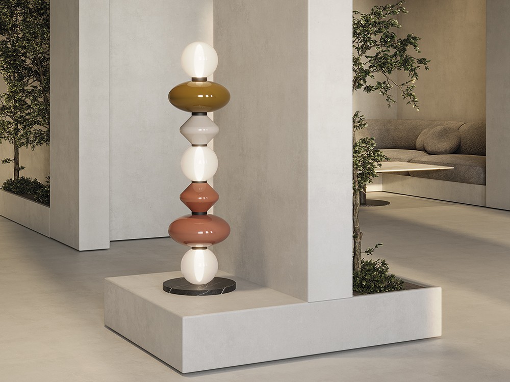 Lámpara de pie Mapi artesanal de Aromas del campo - 2