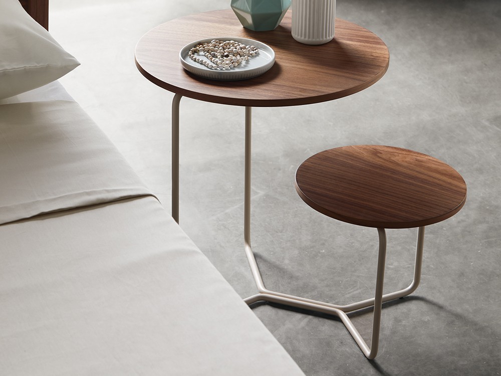 Mesita de noche redonda a dos alturas Loft Mobenia - 4