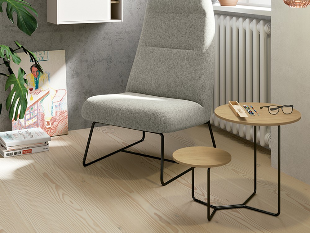 Mesita de noche redonda a dos alturas Loft Mobenia - 2