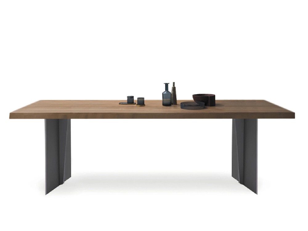 Mesa fija de comedor con sobre de roble M2 Stylo Devina Nais - 2