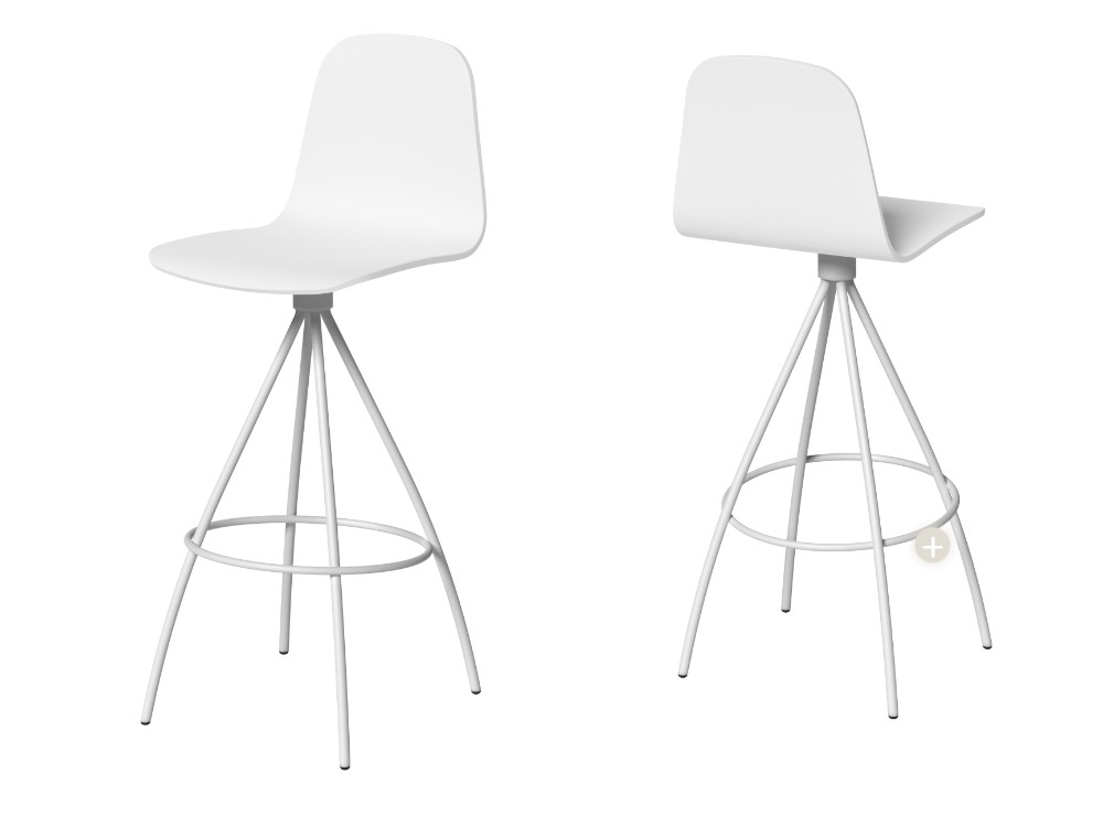 Taburete giratorio Totem Madera de Cancio - 7