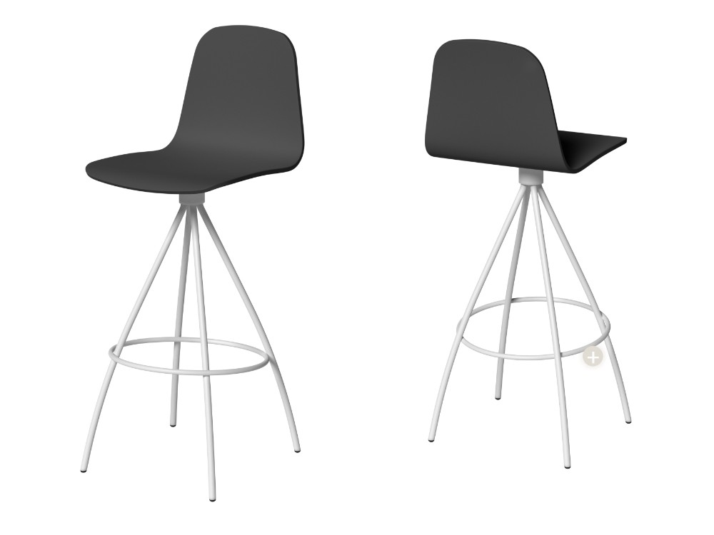 Taburete giratorio Totem Madera de Cancio - 8