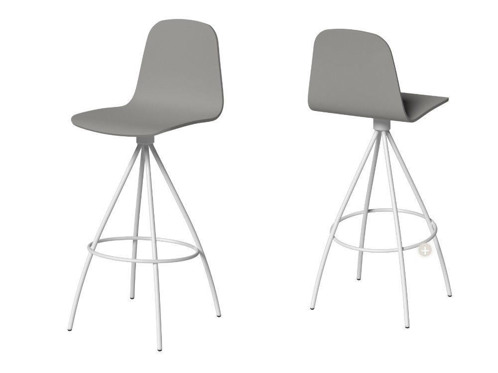 Taburete giratorio Totem Madera de Cancio - 10