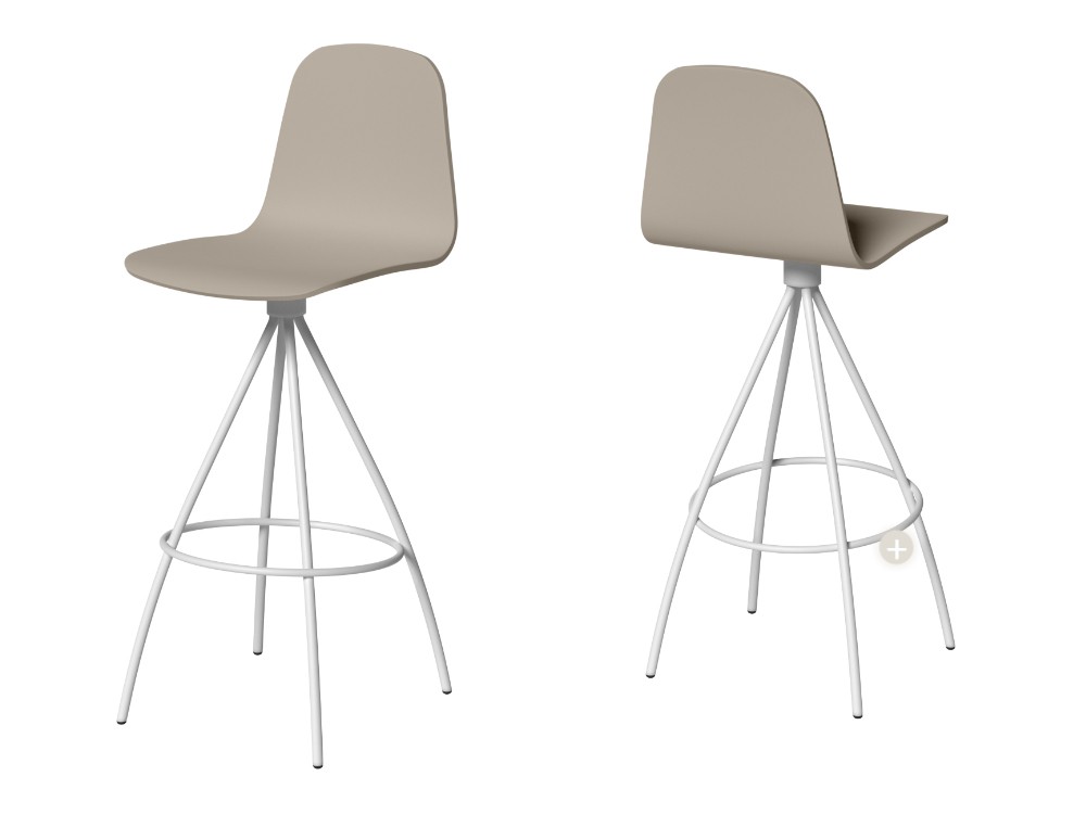 Taburete giratorio Totem Madera de Cancio - 11