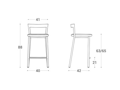 Taburete de cocina Cancio Spirit Madera de Cancio - 5