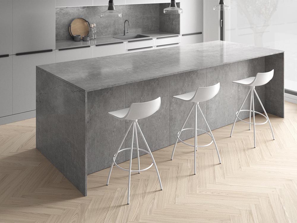 Taburete de cocina giratorio Río de policarbonato Cancio - 6