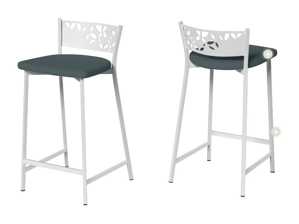 Taburete de cocina Fiore Tapizado de Cancio - 5