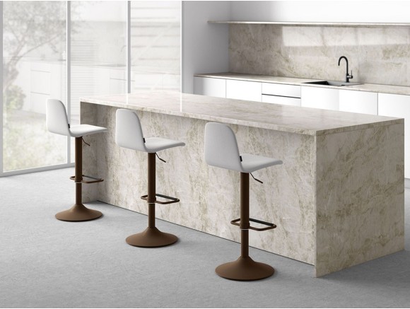 Taburete de cocina elevable Lemon Tapizado de Cancio - 1