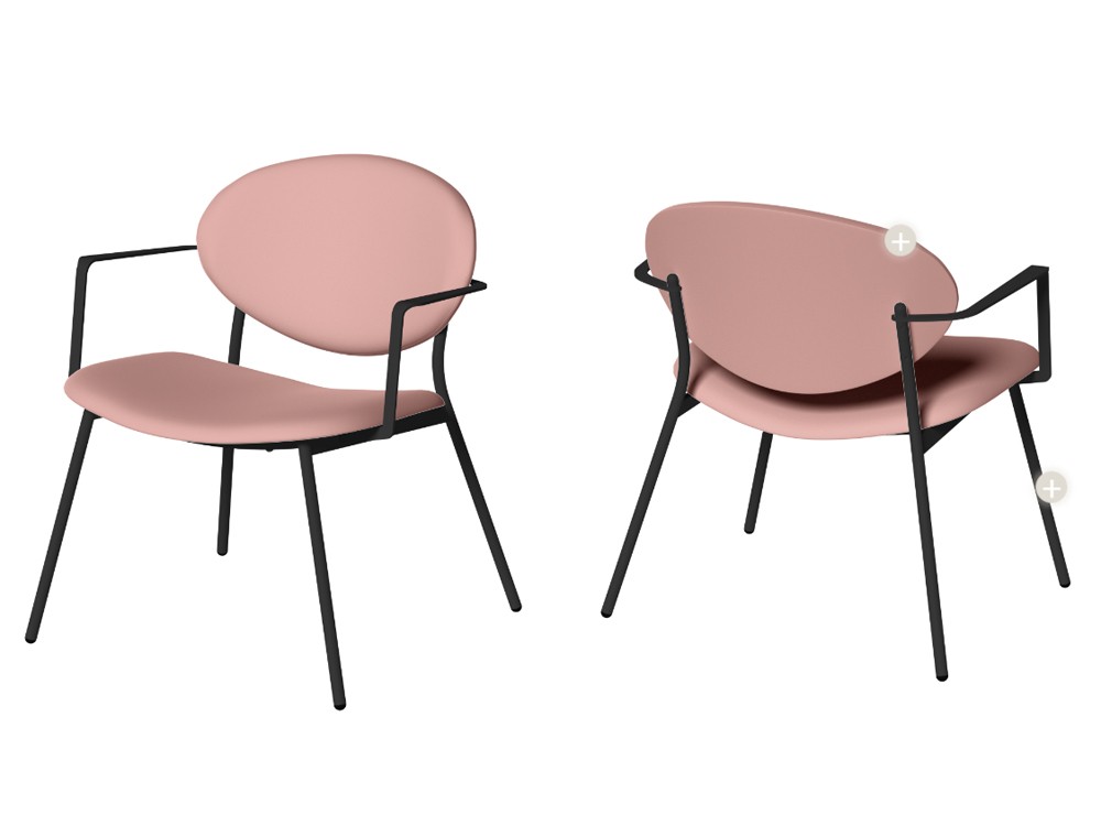 Sillón Way XL con brazos de Cancio - 2