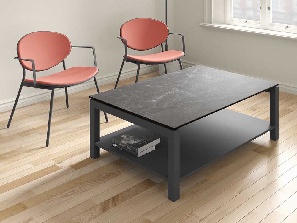 Sillón Way XL Tessuto con brazos de Cancio - 1