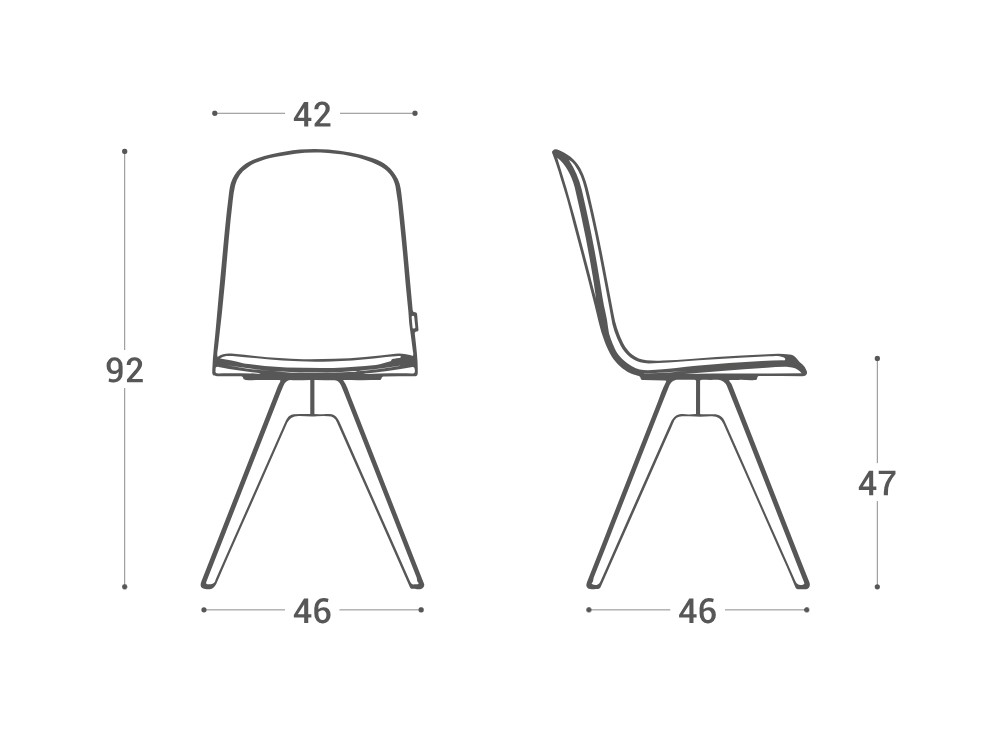 Silla de comedor Infinity Madera de Cancio - 4